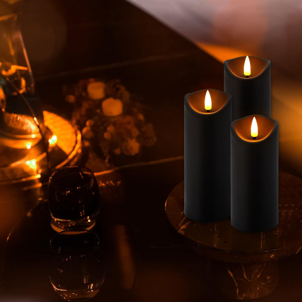 YOROXRG 24 Pack Halloween Decoration Flickering Flameless Candles, Battery Op...