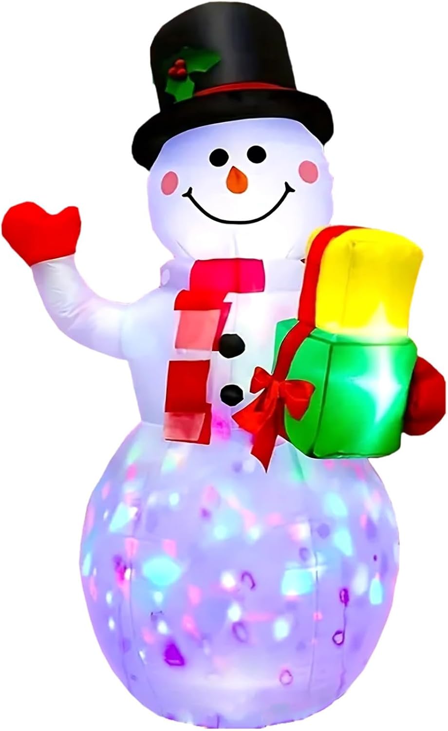 5 FT Christmas Inflatables Snowman Outdoor Decorations, Blow Up Snowman