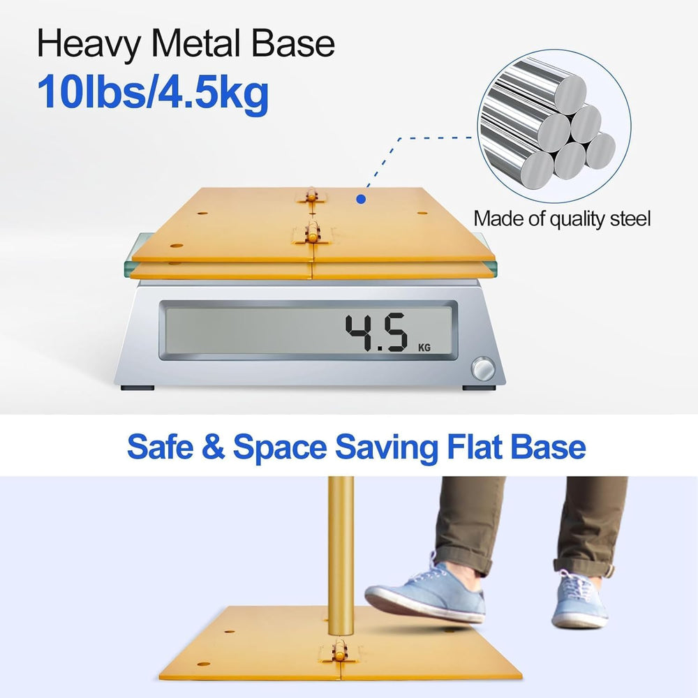 EMART Backdrop Stand Heavy Duty 8.5x10ft Adjustable Pipe and Drape Stand