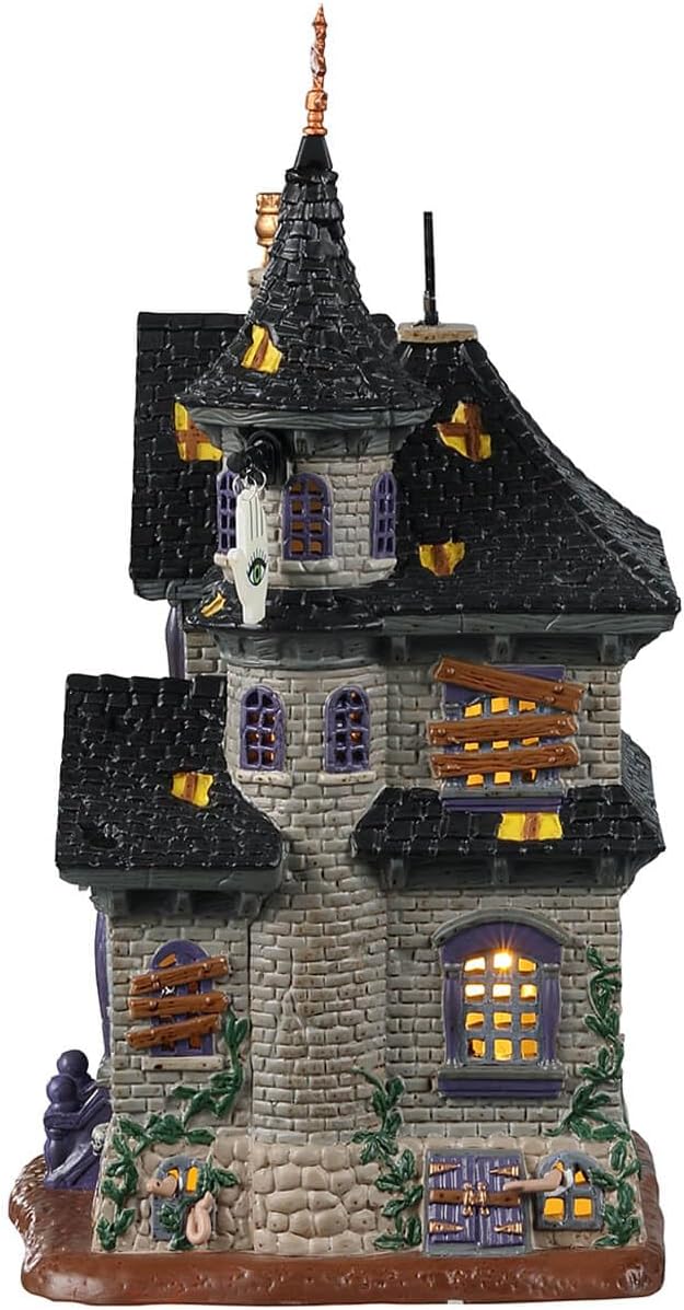 lemax the future looks dark lighted building, #25857, side view
