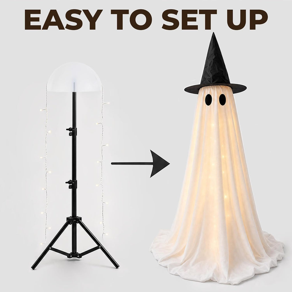 Halloween Decorations Indoor 2 Pack Light Up Ghosts