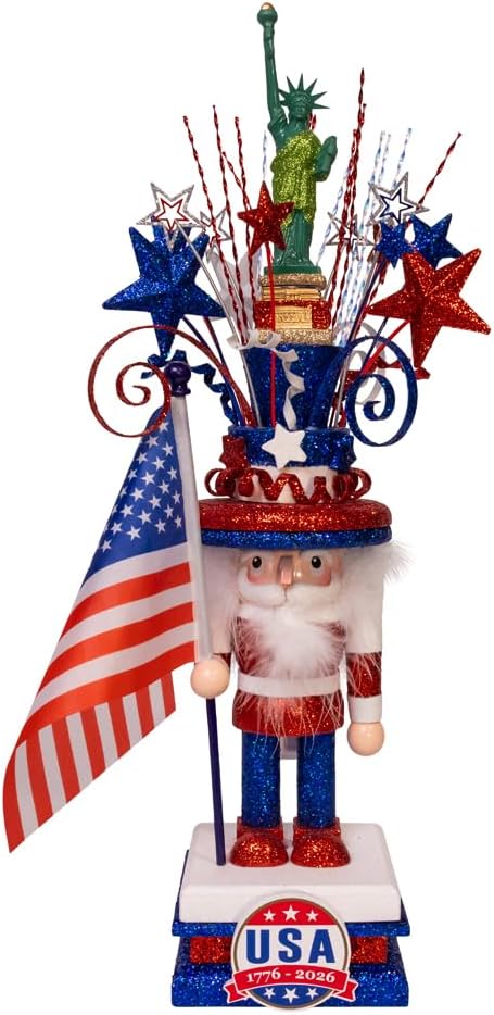 Kurt Adler Hollywood Nutcrackers America's 250th Anniversary 20.5" Nutcracker