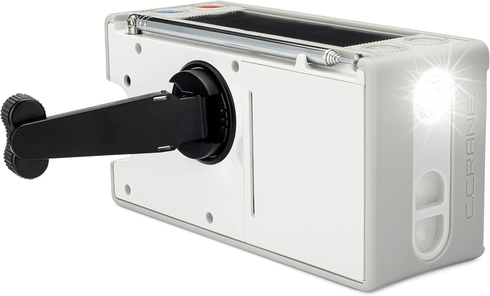 C. Crane CCRadio Solar with Bluetooth Receiving, Emergency Crank NOAA Weather...
