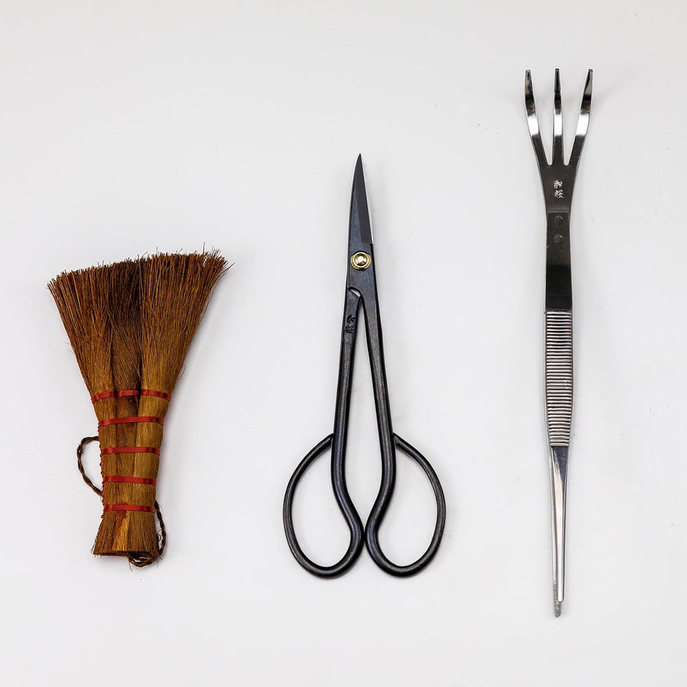 Wazakura Japanese Bonsai Garden Tool Starter Kit, Satsuki Scissors