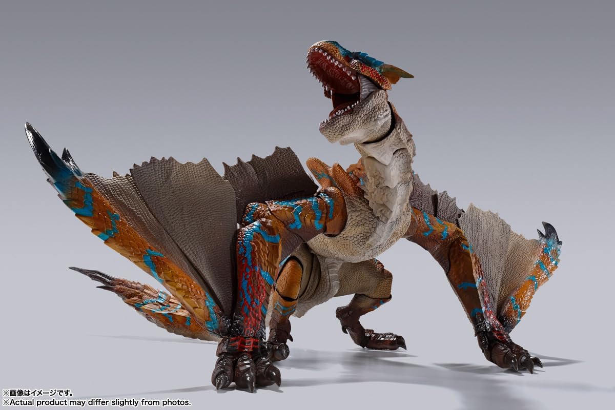 TAMASHII NATIONS - Monster Hunter Rise - Tigrex, Bandai Spirits S.H.MonsterArts Action Figure