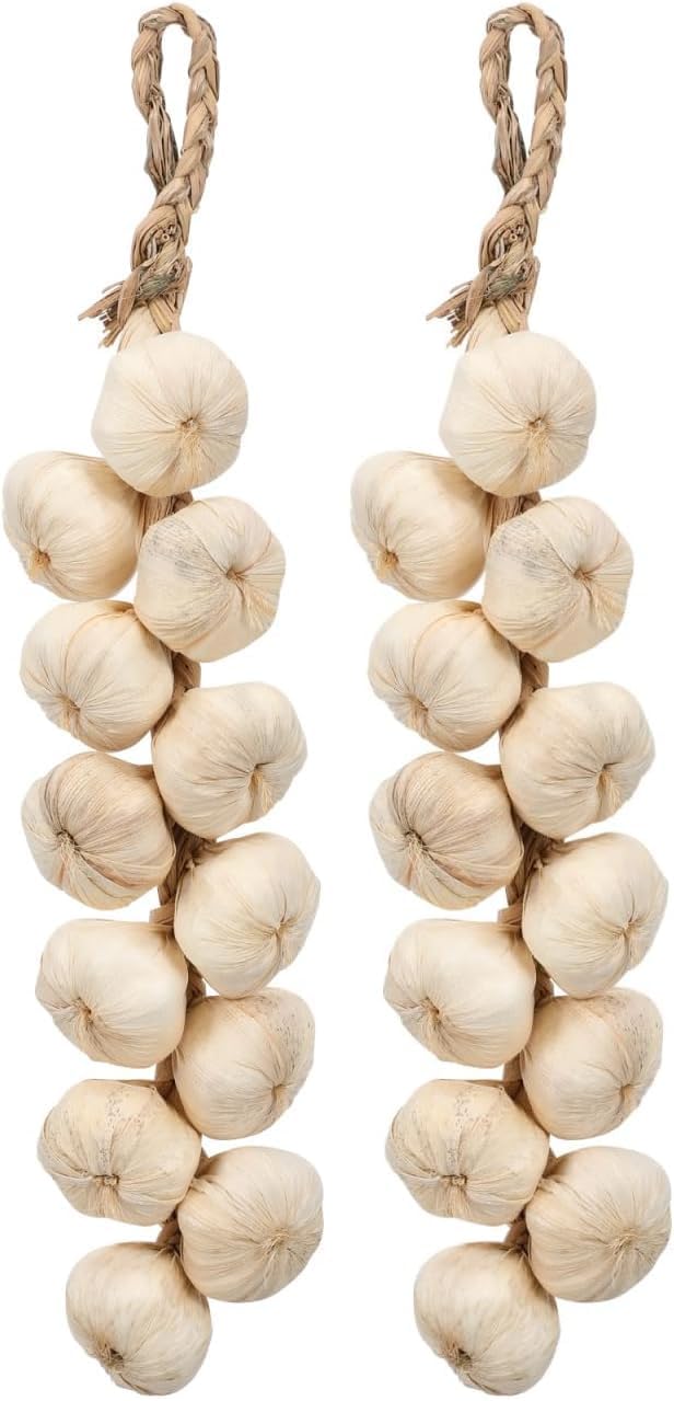 Cabilock 1 pc Halloween Artificial Garlic String, Simulation Artificial Lifel...