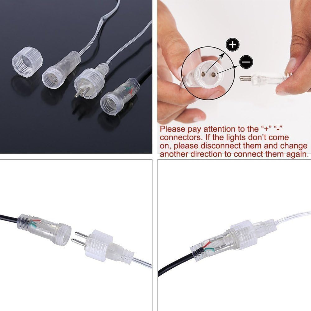 Halloween Outdoor Lights , UL Certified Red Meteor Shower Lights