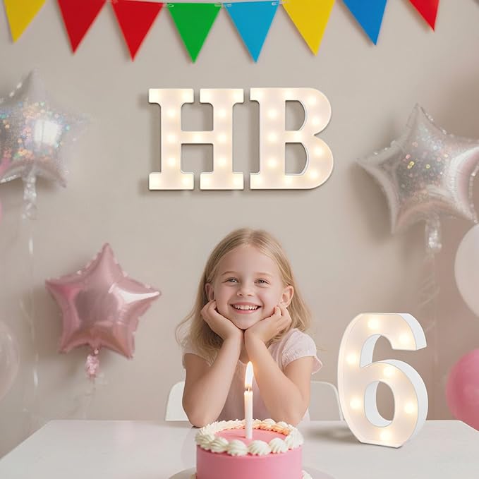 LED Marquee Light Up Letters Sign - Lighted Letters Alphabet for Birthday, Graduation, Bar Wall & Table Party Decor, Wedding Anniversary and Christmas Decorations, Letter X