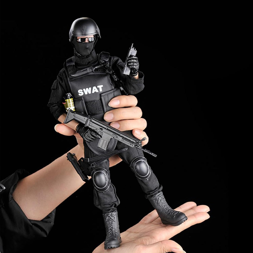 12 inch action figures military set, 1/6 scale showing dimensions