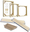 DIY Solid Wood Canvas Frame Kit with Stretch Bar - Customized Wooden Art Frames for Paintings - Easy-to-Build Canvas Stretching System - Wall Art & Oil Painting Accessories (30" x 40")