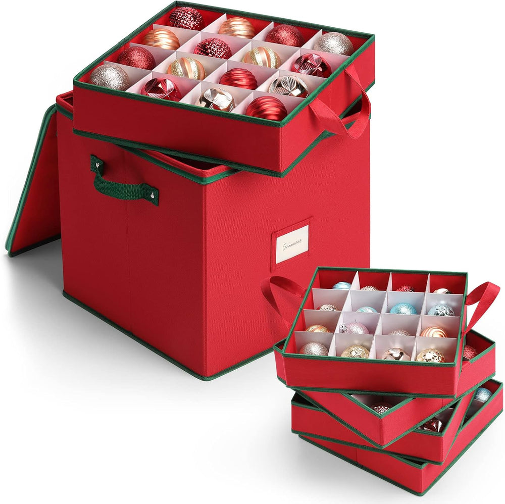 MaidMAX Ornament Storage Box, Ornament Storage, Christmas Ornament Storage