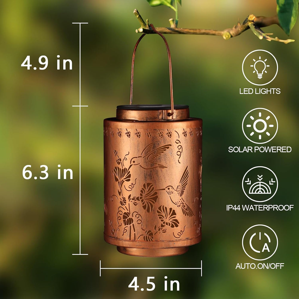 Solar Lantern Outdoor Waterproof Garden Decor Gifts for Women Mon
