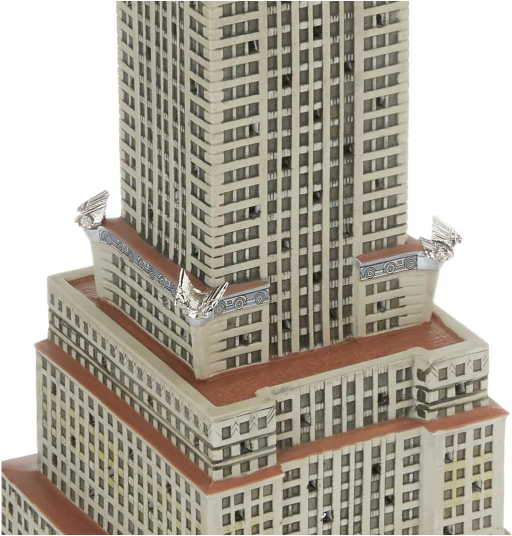 department 56 porcelain christmas in the city village, side view