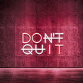 Don't Quit Neon Sign for Wall Decor, DO IT Neon Lights Party Decorations, USB Powered Switch LED Neon Lights Adjustable for Office, Gym, Man Cave, Gamer Room Decor