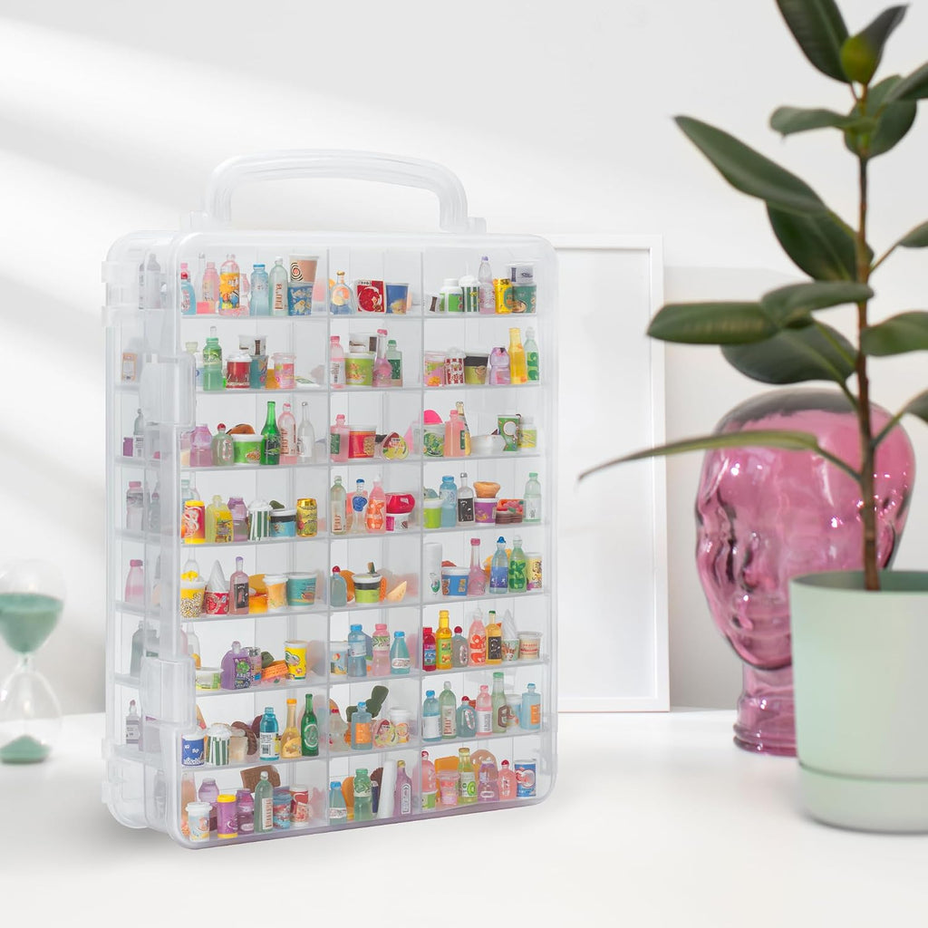 48 Slots Mini Brand Storage Case with Mini Brands