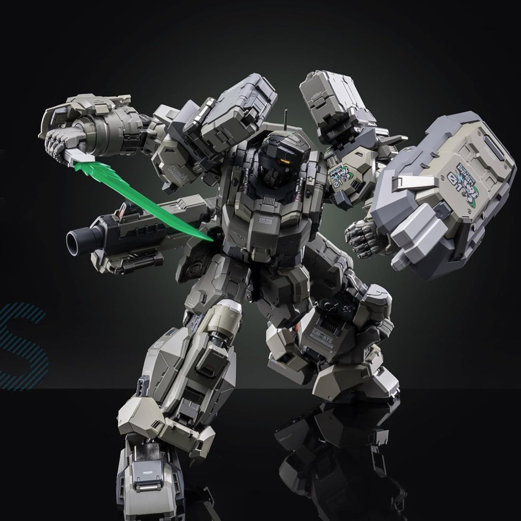 pipigirl moshow mecha assembly free mech action figure, side view
