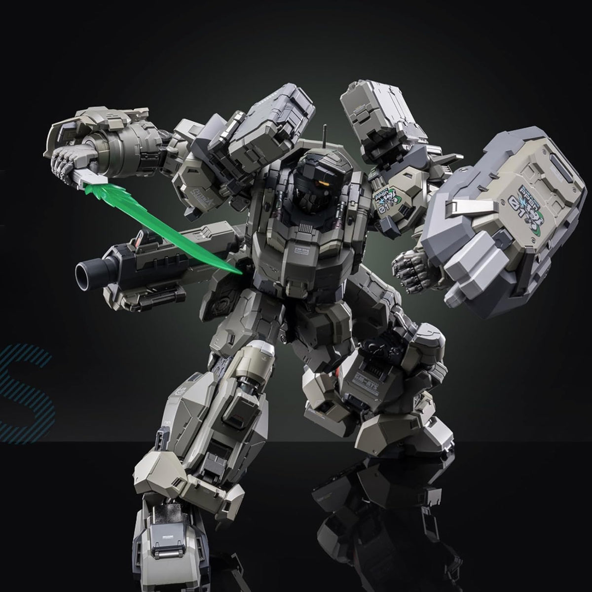 pipigirl moshow mecha assembly free mech action figure, side view