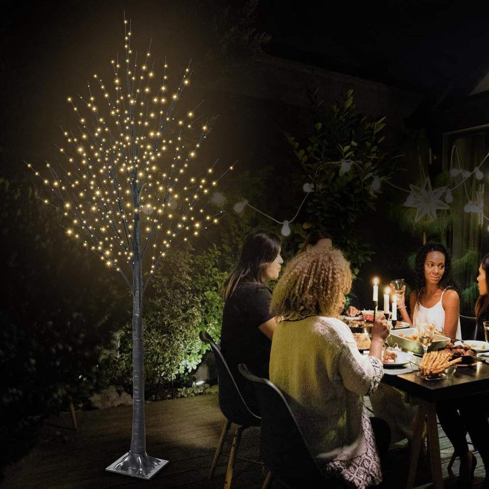 6FT Halloween Tree, 500 LED Lighted Twig Tree
