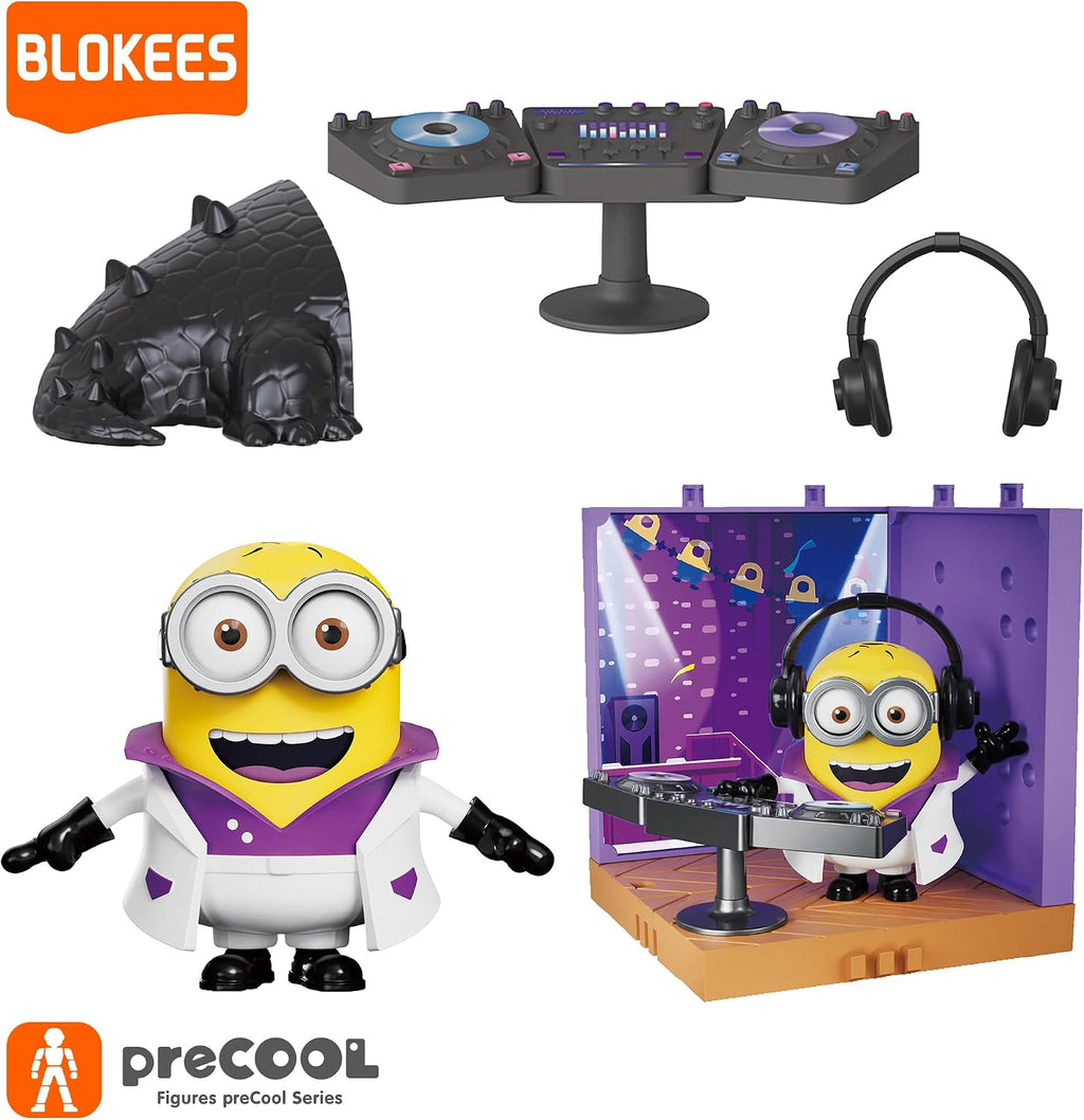 blokees | precool- minions-series 2| celebration party |, close-up detail