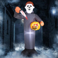 Elegear 6FT Masked Slasher Halloween Inflatable, Outdoor Yard Lawn Decor