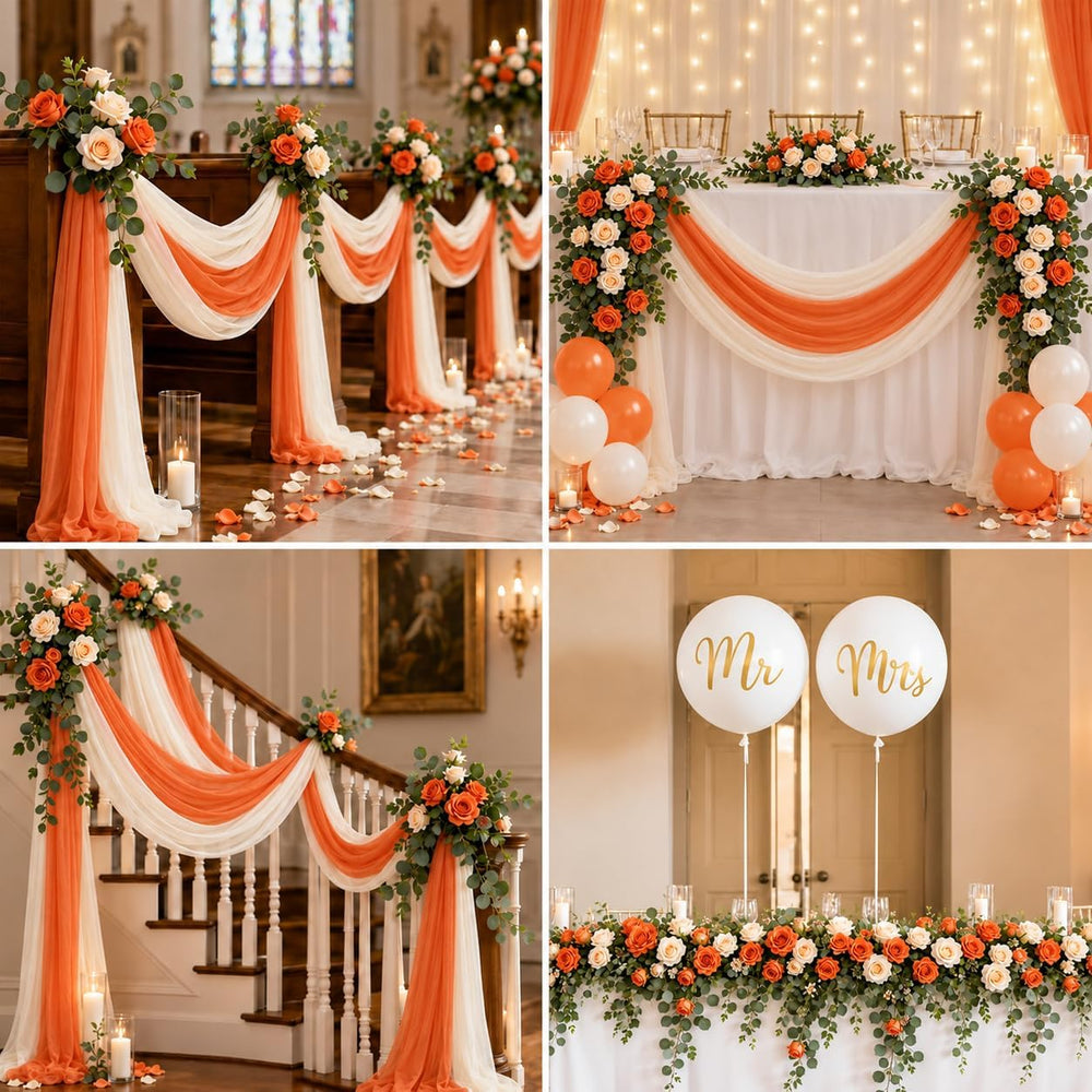 Cinrobiye 45PCS Terracotta Wedding Arch Decorations Kit, Fall Autumn Wedding ...