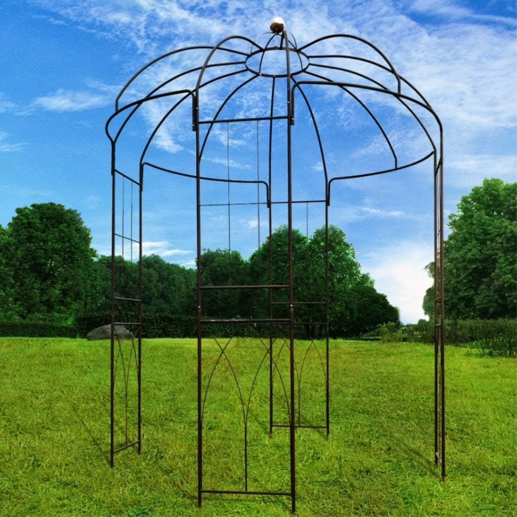 outour 106''h french style birdcage shape heavy duty, close-up detail