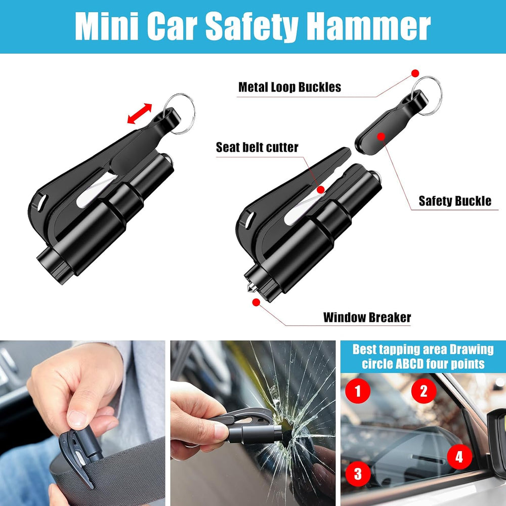 Car Roadside Emergency Kit, Car Safety Kit for Men Portable Car Kits for Emer...