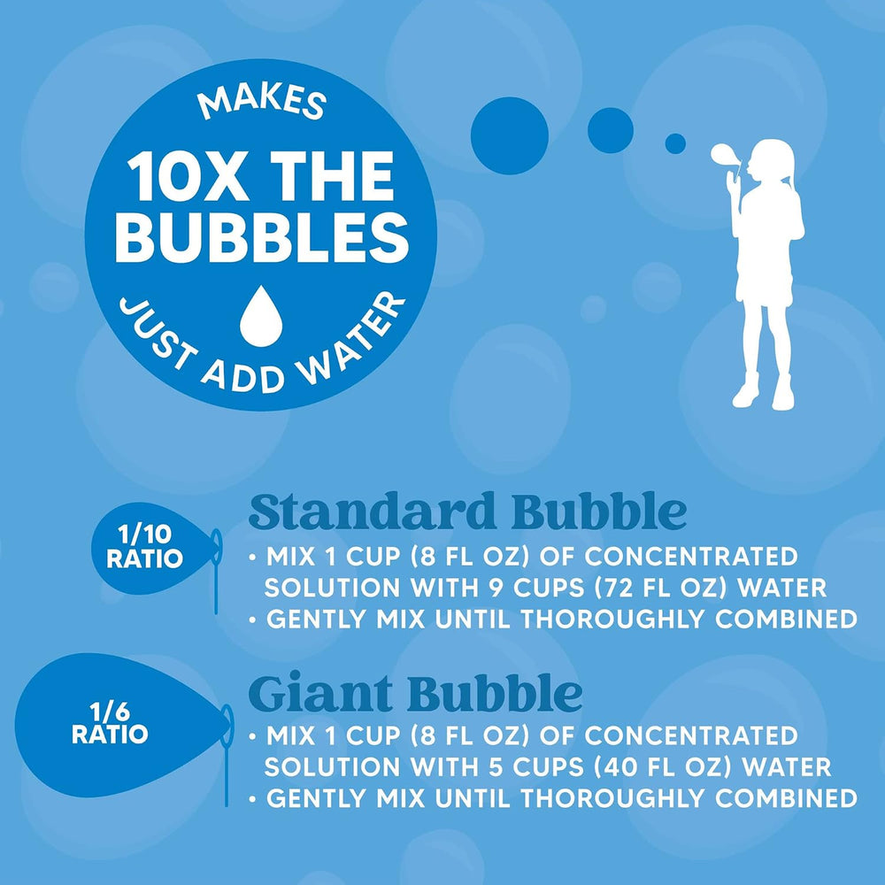 JOYIN 3 Packs 32 oz Bubble Concentrated Solution (up to 7.5 Gallon), Refill S...