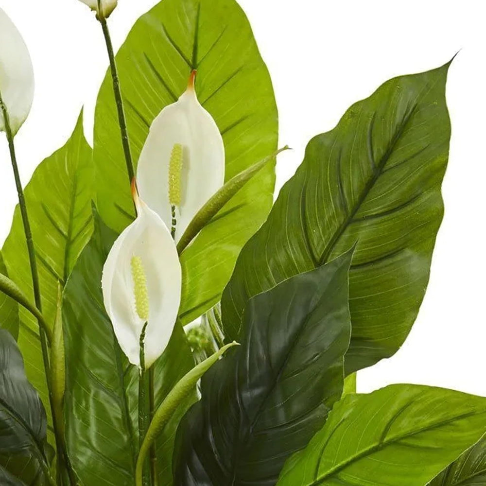 Nearly Natural 42 in Artificial Spathiphyllum Peace Lily Real Touch Plant