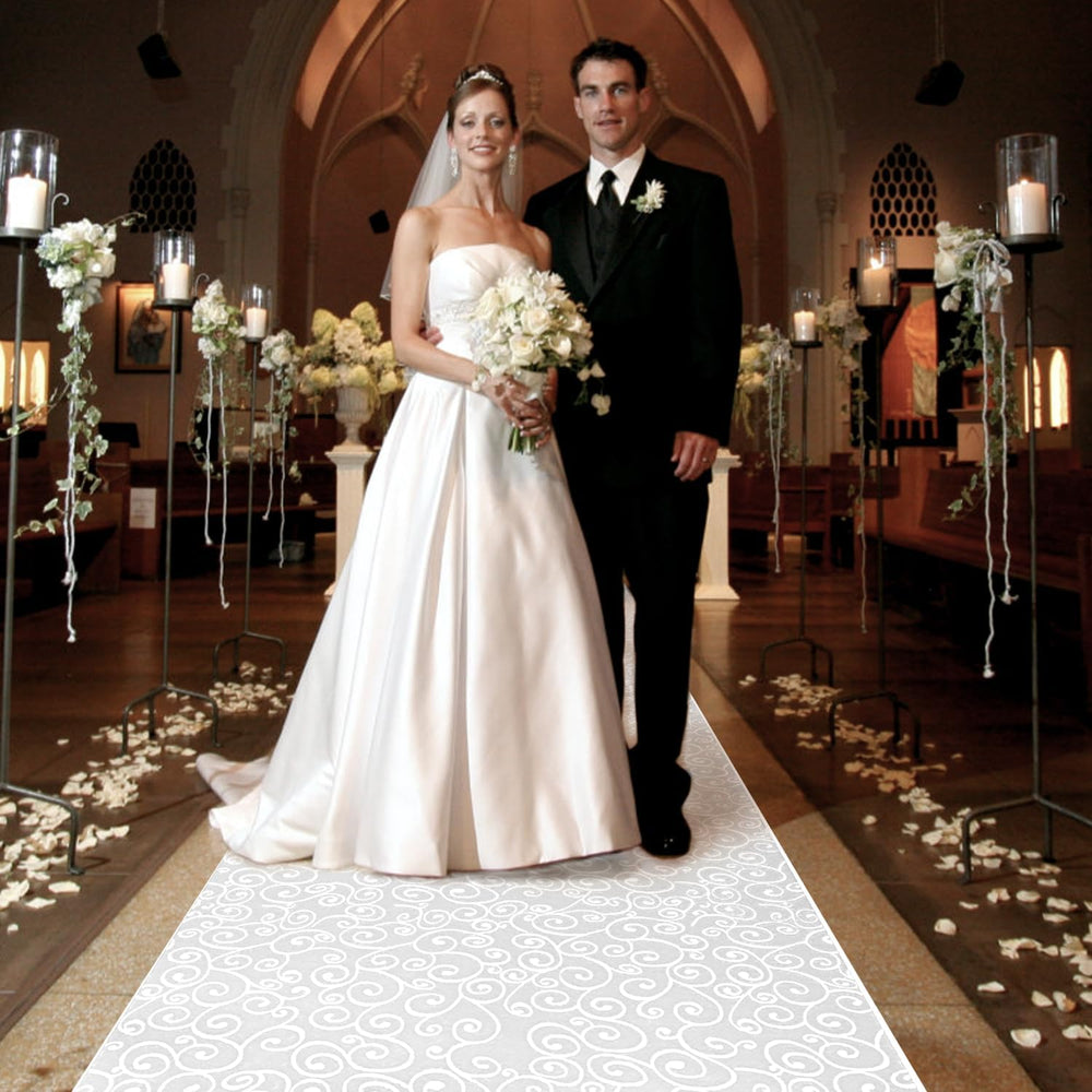 Aisle Runner, White, 3x100 Feet