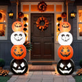 Fourluoo 2 Pcs 4.6 ft Halloween Inflatable Pumpkin Light up Yard Decor