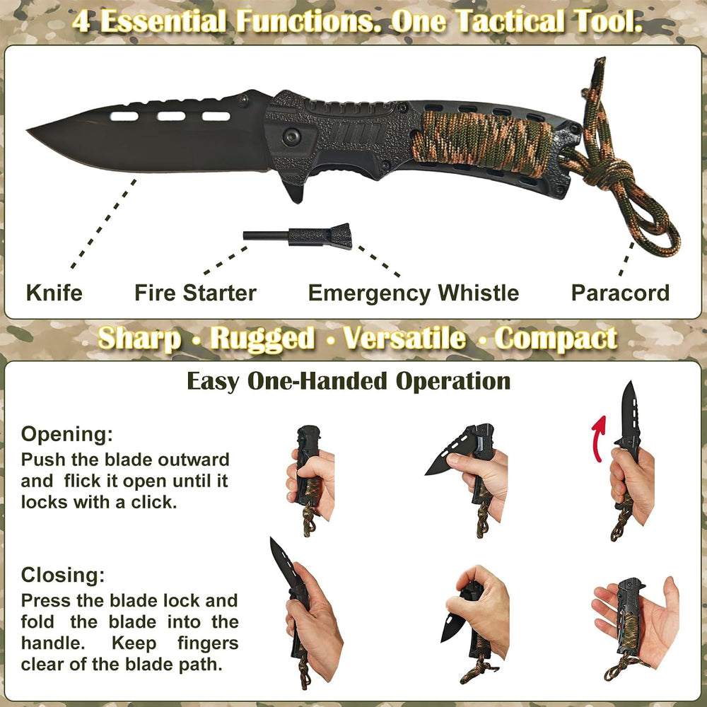 Survival Kit Tactical Emergency Kit, Portable IFAK MOLLE Survival Kit