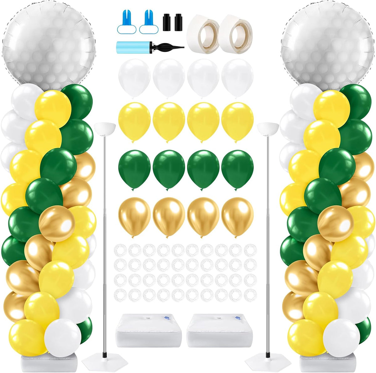Kasyat 2 Sets Golf Balloon Column Stand Kit