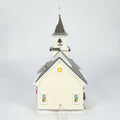 Department 56 Original Snow Village Holy Family Church Lit Building and Figurine Set, 10.63 Inch, Multicolor