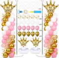 2 Sets Princess Balloon Column Stand Kit Adjustable Princess Balloon Decor