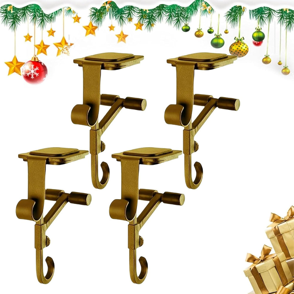 Fireplace Stocking and Garland Hanger Adjustable Heavy Duty