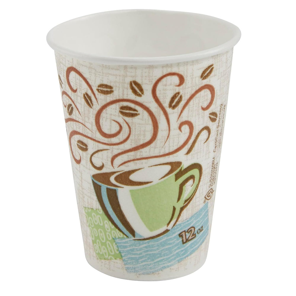 Dixie PerfecTouch 12 oz. Insulated Paper Hot Coffee Cup by GP PRO (Georgia-Pa...