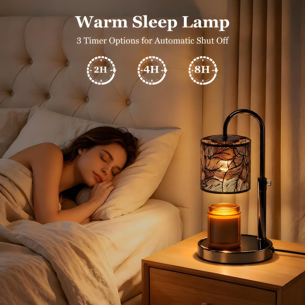 Candle Warmer Lamp with Timer Adjustable Dimmable Electric Wax Melt Warmer