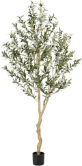 Realead Faux Olive Tree 6ft - Realistic Olive Trees Artificial Indoor