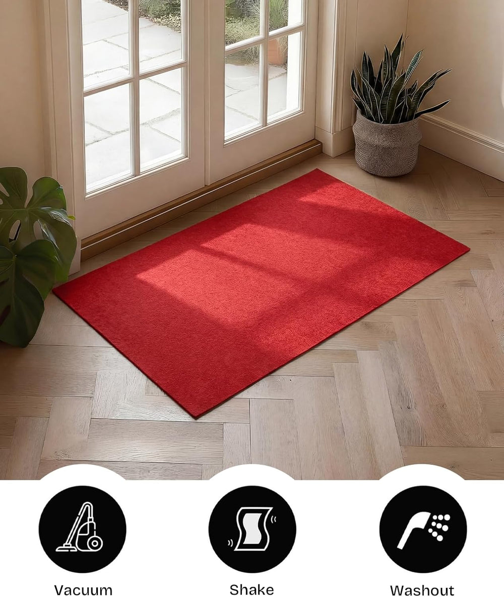 Red Carpet Runner 4x30 ft, Heavy Duty 450 GSM Thick Wedding Aisle Runner, No ...