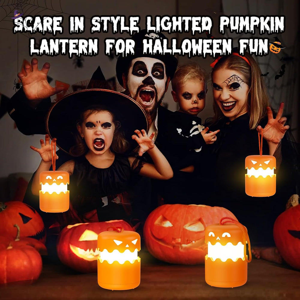 Rechargeable Halloween Pumpkin Lantern Light Collapsible Jack O Lantern