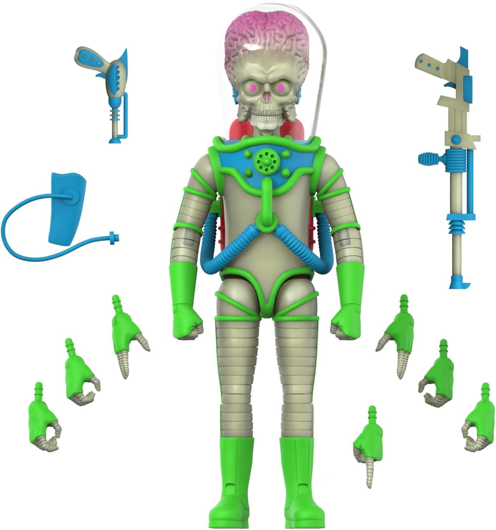 Super7 ULTIMATES! Mars Attacks Martian The Invasion Begins (Glow) - 7"