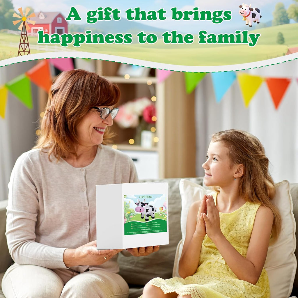 4ft christmas spring farm ranch inflatable cute farm on a desk or shelf