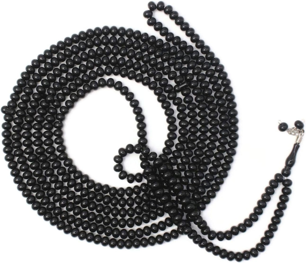 Mega 1000 Bead Black Color Prayer Beads | Classic Tasbih/Rosary/Mala with 100...