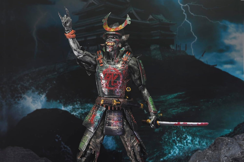 NECA Iron Maiden Future Past World Tour Ultimate Senjutsu Eddie and Somewhere...