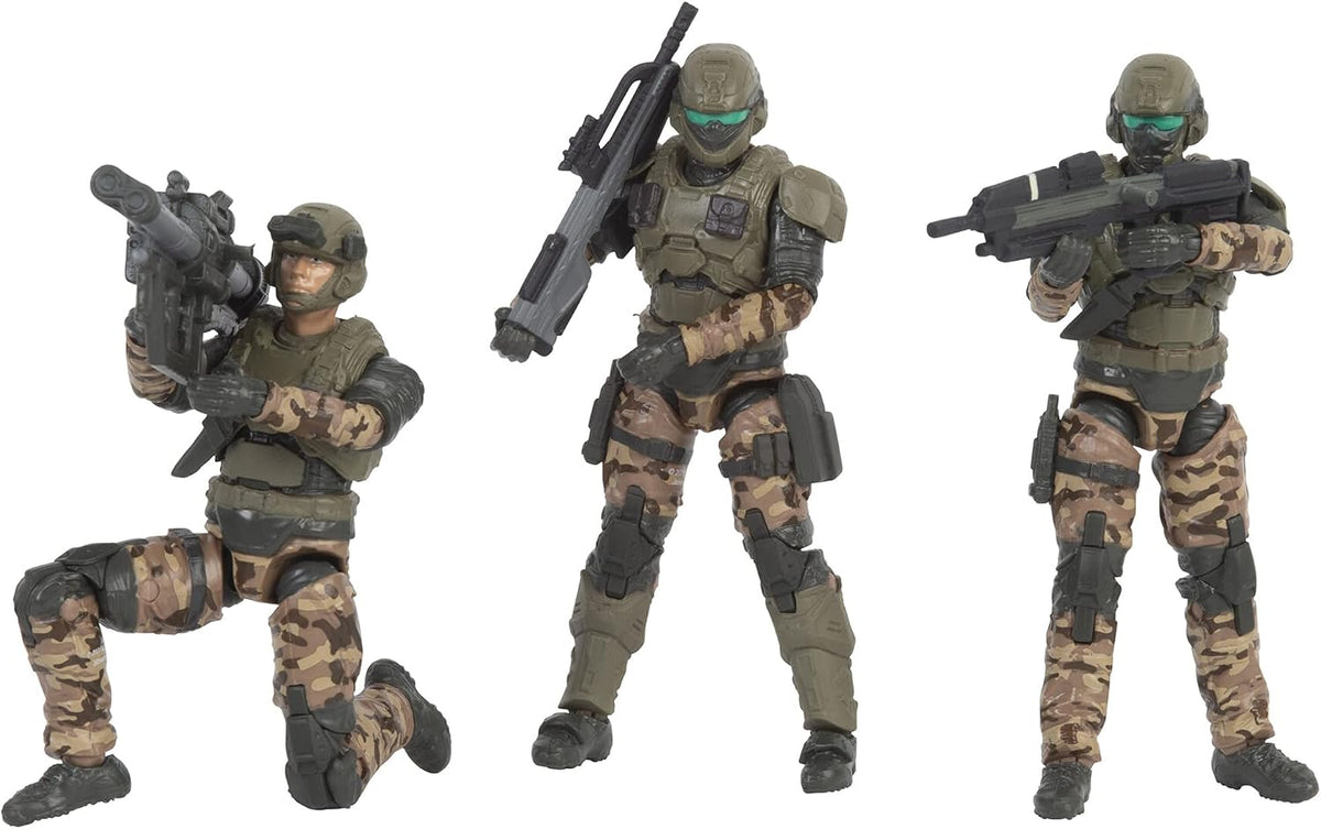 halo 4” 3 figure pack assortment - unsc shown in use