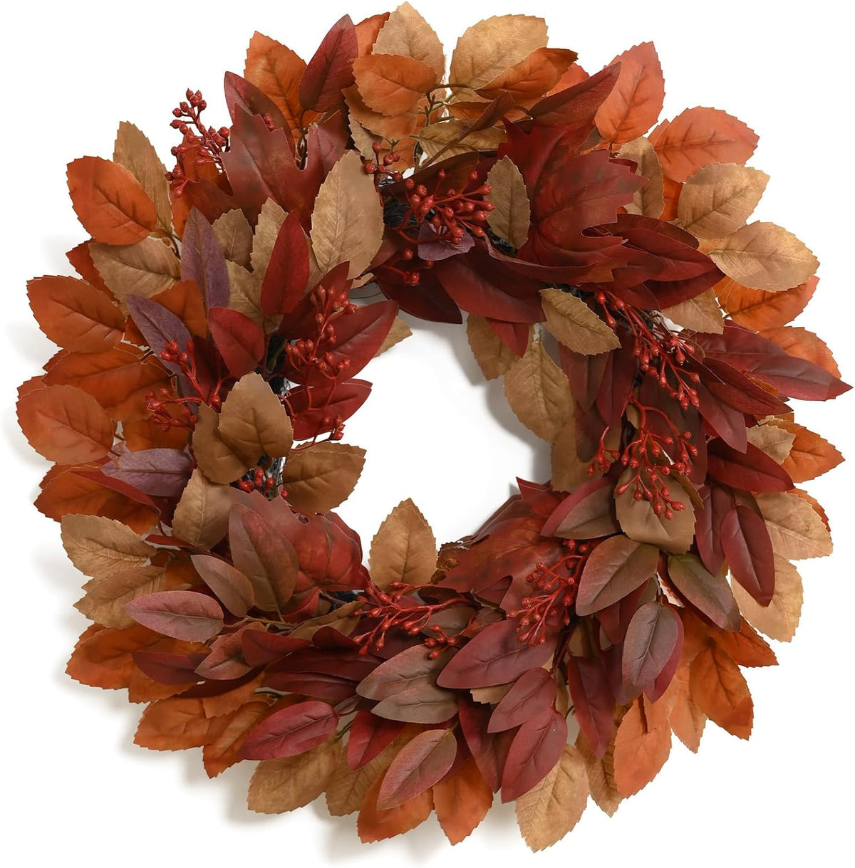 DN DECONATION Fall Wreath for Home Front Door Decor, Decorations for Wall