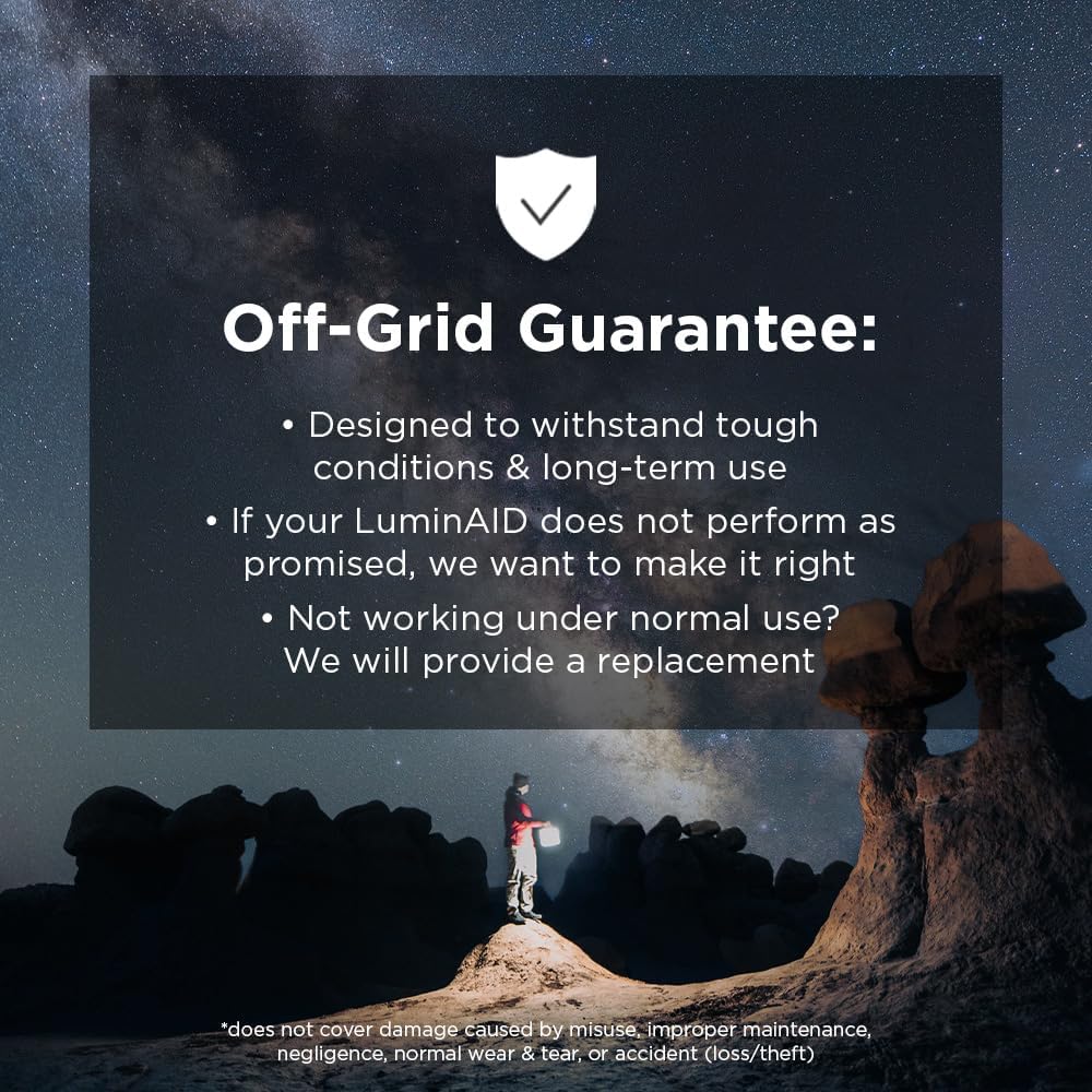 LuminAID Nova Colors Inflatable Solar LED Camping Lantern, 8 Color Modes