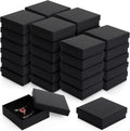 Batiyeer 36 Pcs Jewelry Gift Boxes Bulk, black, 3.5 x 3.5 x 1.2 Inch