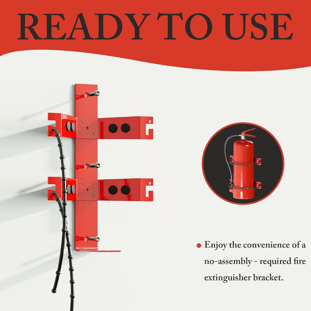 Universal Fire Extinguisher Mount Bracket, 2.5&5lb Extinguishers, 1 Pack